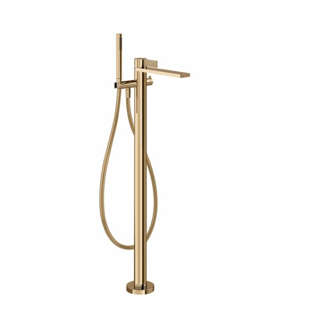 Gessi Inverso Diamantato Miscelatore esterno vasca 73628+46189-Warm Bronze PVD