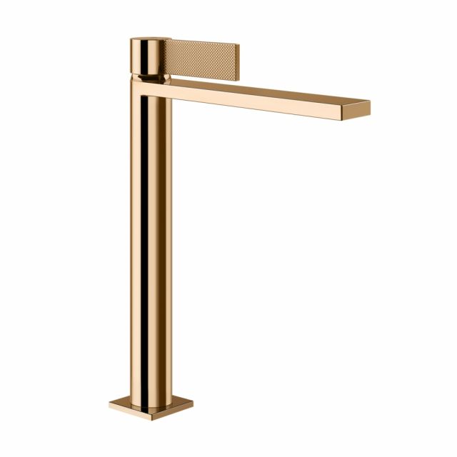 Gessi Inverso Diamantato Miscelatore lavabo alto 73653-Warm Bronze PVD