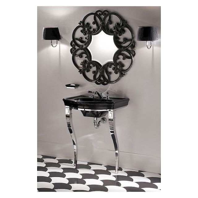 Devon&Devon New Etoile Lavabos Lavabo + Console Marlene IBLG(1-3)FNET+DEMARLENECR