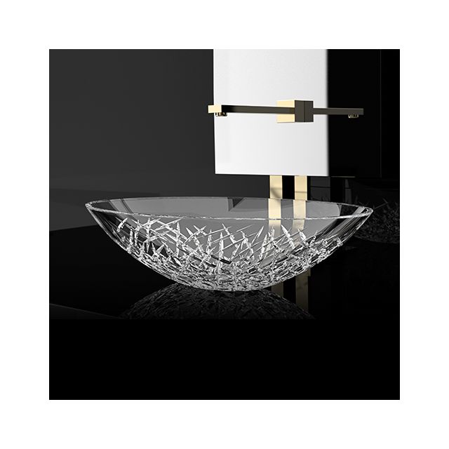 Glass Design Ice Oval Lavabo da appoggio ICEOVT01F4 
