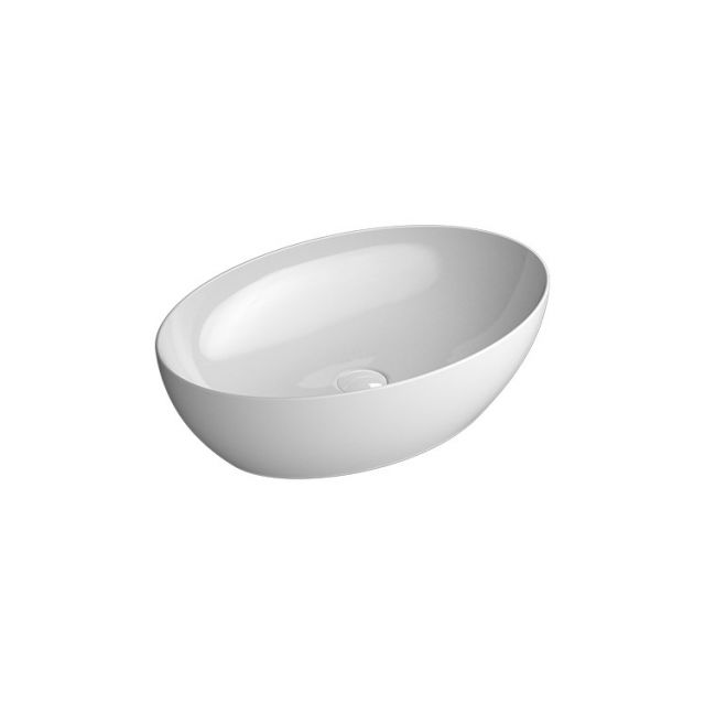 Lavabo à poser GSI Pura 884211-883411-886011-60 x 42 x H 16 cm - Gris tourterelle - GSI