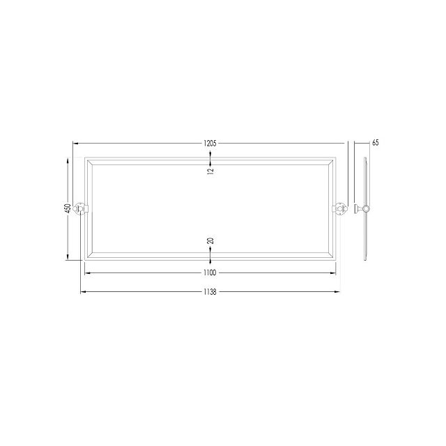 Devon&Devon New York Tilting Miroir NY123CR