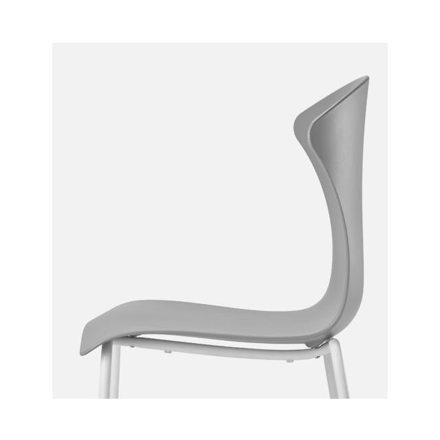 Chaise Infiniti Design Glossy avec 4 pieds