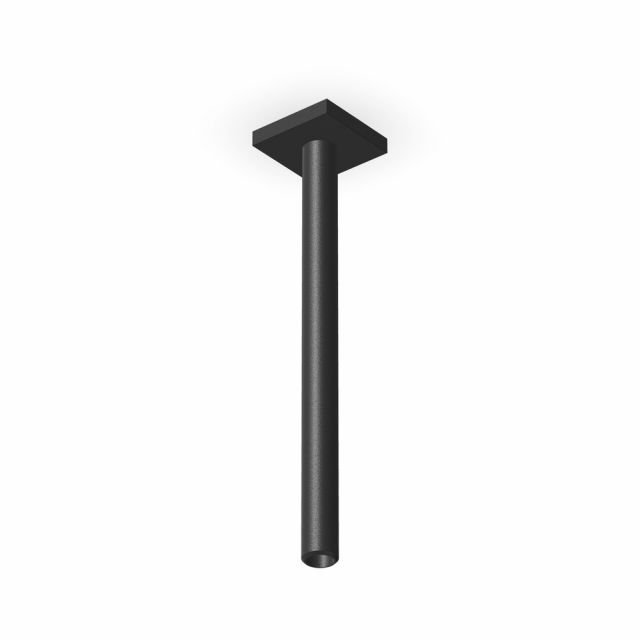 Zucchetti Aguablu Braccio doccia a soffitto Z93042-Nero Opaco Goffrato