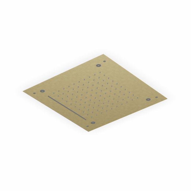 Zucchetti Sablier Soffione doccia multifunzione Z94293-Brushed British Gold PVD