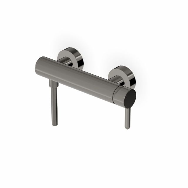 Zucchetti Isy22 Miscelatore monocomando doccia esterno ZIS076-Metal Black