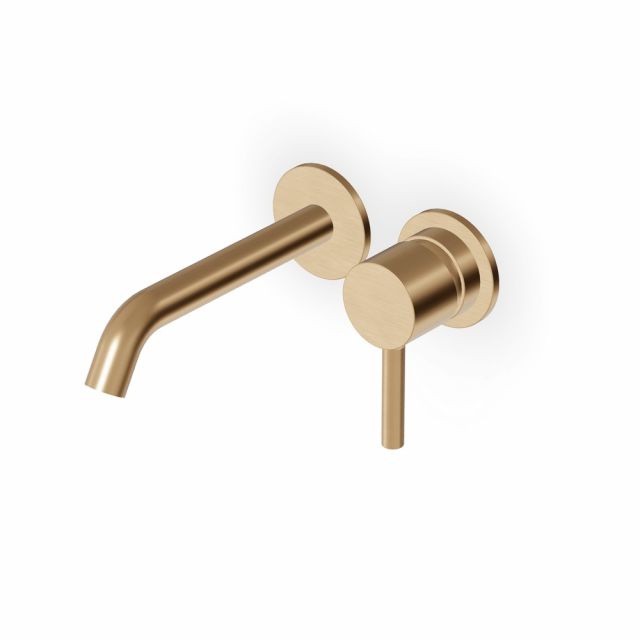 Zucchetti Pan S Miscelatore monocomando lavabo ZPA433-Brushed British Gold PVD