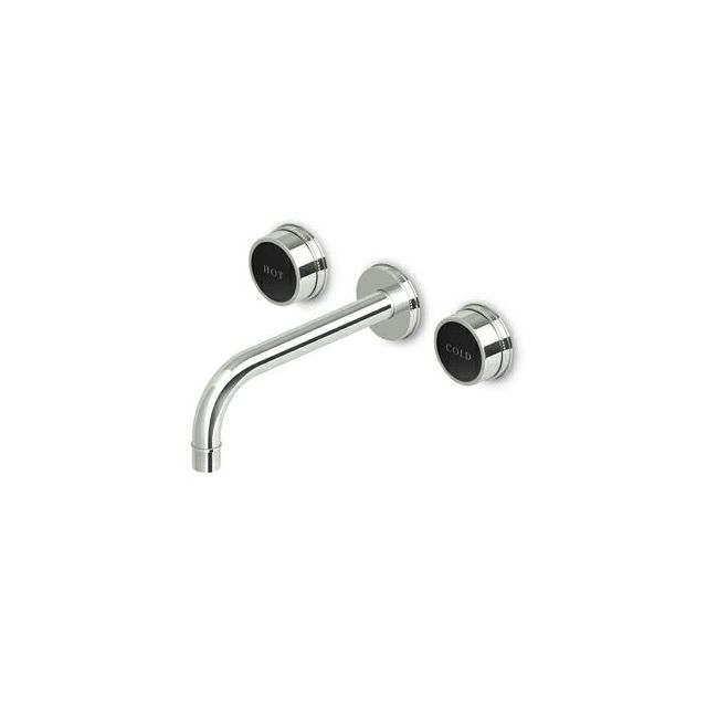 Zucchetti Savoir Mitigeur lavabo 3 trous à encastrer ZSA670.CC+R99500-Zucchetti-Nickel poignées nickel