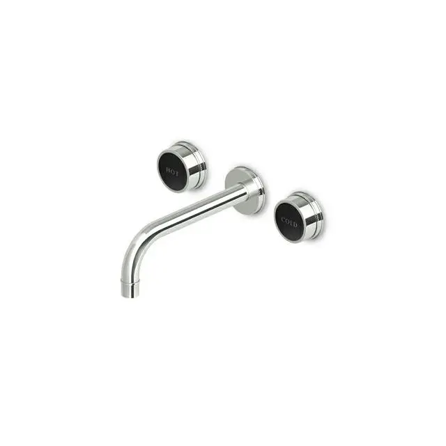 Zucchetti Savoir Mitigeur lavabo 3 trous à encastrer ZSA670.CC+R99500-Zucchetti-Poignées laquées Nickel